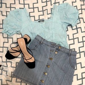 Forever 21 Jeans skirts